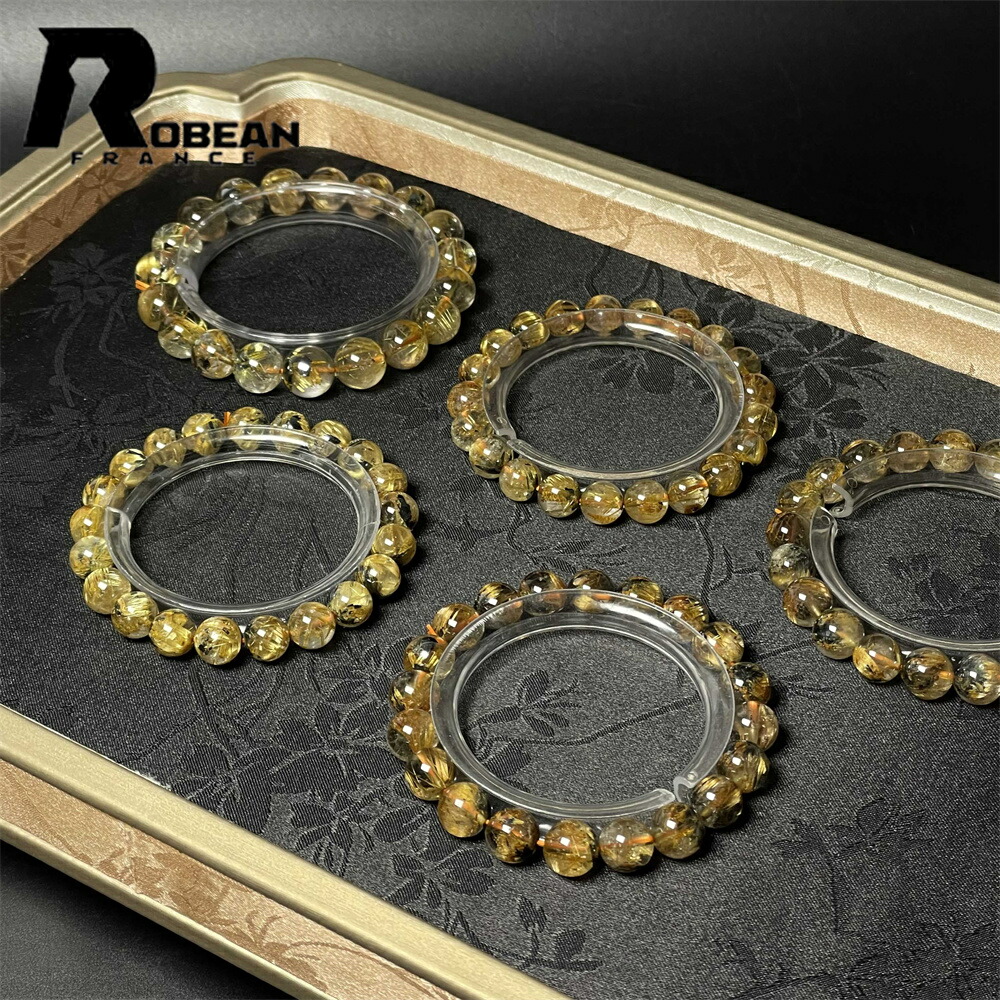 【百貨店SALE 10%OFF】レア EU製 ★ROBEAN・お天道様花タイチンルチル★先だつもの針石英 金運 開運 ゴールド 腕輪 力強さ石ころ 付属物 天然石 原石 価値高い 御前上等 雅びやか 好いたらしい 仕合わせ 子守り 斎戒もく浴 差し上げ物 差し上げ物 生まれ落ちる日 レディース メンズ 男女兼用