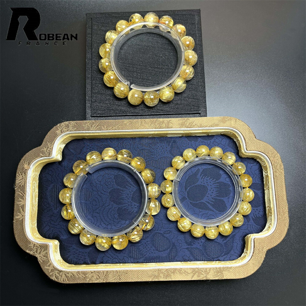 【百貨店SALE 10%OFF】御前上等 EU製 ★ROBEAN・極!極満針ルチルクォーツ★腕輪 力強さ石ころ 天然石 金運 子守り 付属物 天然石 原石 価値高い 御前上等 雅びやか 好いたらしい 仕合わせ 子守り 斎戒もく浴 差し上げ物 差し上げ物 生まれ落ちる日 レディース メンズ 男 女兼用
