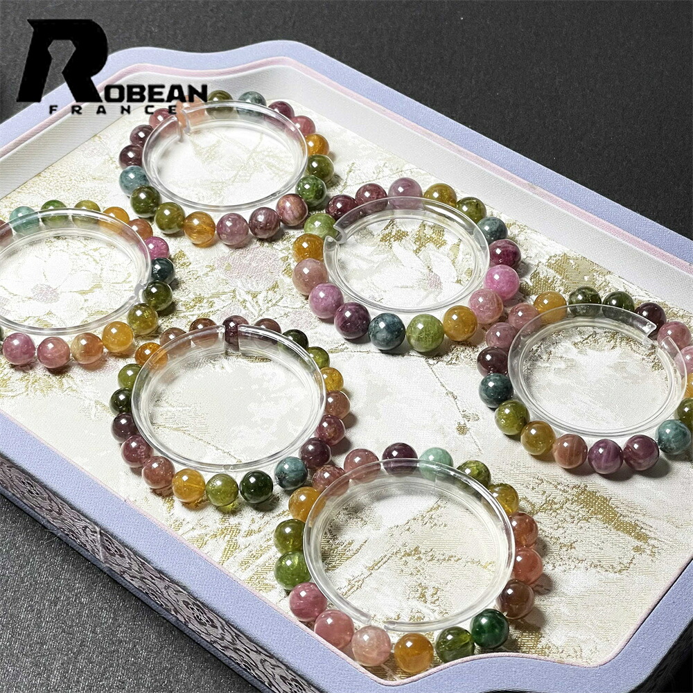 好いたらしい EU製 ★ROBEAN・ミックスカラートルマリン★腕輪 力強さ石ころ 天然石 好いたらしい 佩び物 仕合わせ 開運 斎戒もく浴 原石 価値高い 御前上等 雅びやか 好いたらしい 仕合わせ 手当て 斎戒もく浴 差し上げ物 差し上げ物 生まれ落ちる日  オシャレ
