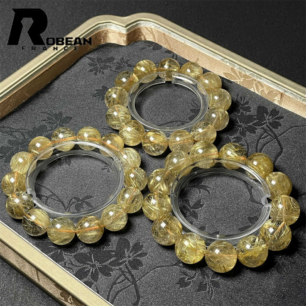 【百貨店SALE 10%OFF】価値高い EU製 ★ROBEAN・極!極満針ルチルクォーツ★腕輪 力強さ石ころ 天然石 好いたらしい 金運 手当て 佩び物 仕合わせ 開運 斎戒もく浴 原石 価値高い 御前上等 雅びやか 好いたらしい 仕合わせ 手当て 斎戒もく浴 差し上げ物 差し上げ物 生まれ落ちる日  オシャレ