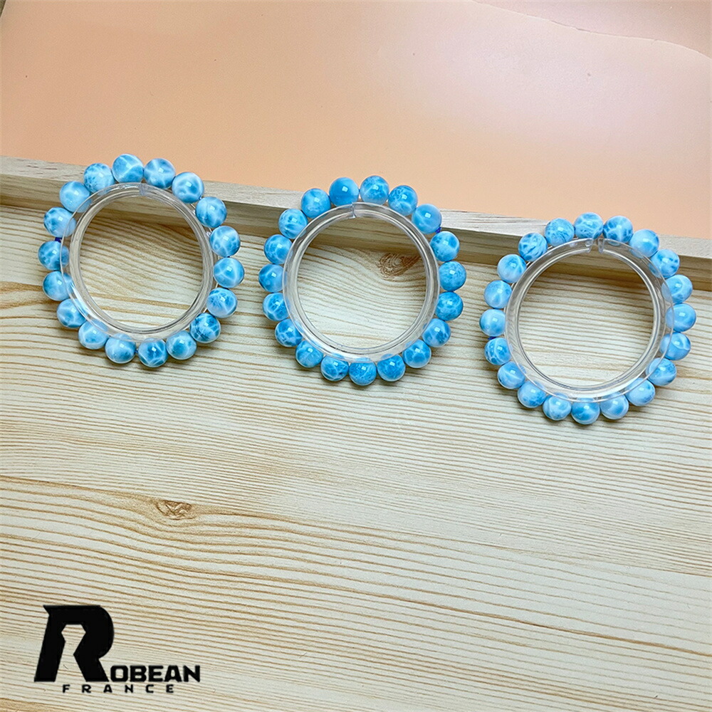 好いたらしい EU製 ★ROBEAN・ドミニカ共和国産のラリマー★力強さ石ころ 腕輪 天然石 開運 金運 好いたらしい佩び物 天然石 原石 価値高い 御前上等 雅びやか 好いたらしい 仕合わせ 手当て 斎戒もく浴 差し上げ物 差し上げ物 生まれ落ちる日 レディース メンズ 男 女兼用