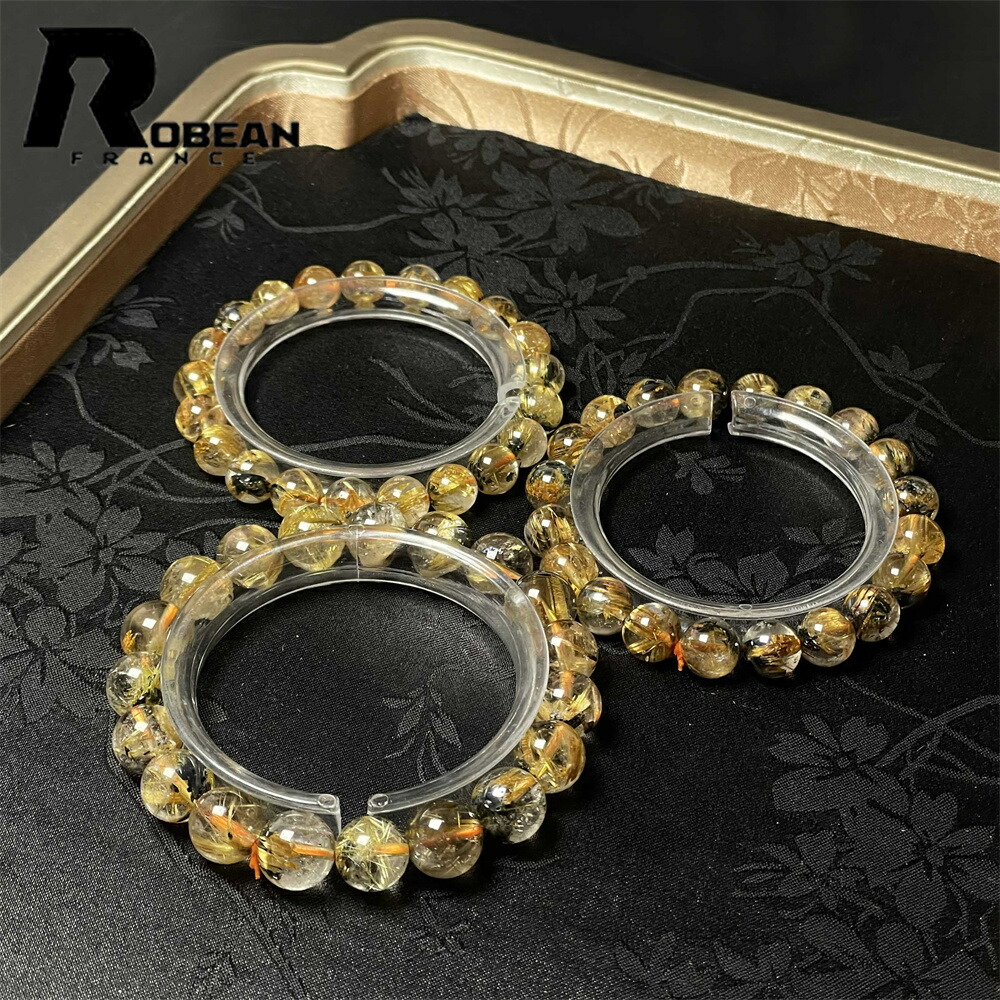 楽天市場】綺麗 EU製 ☆ROBEAN・タイチンルチル☆黄金針水晶 ゴールド