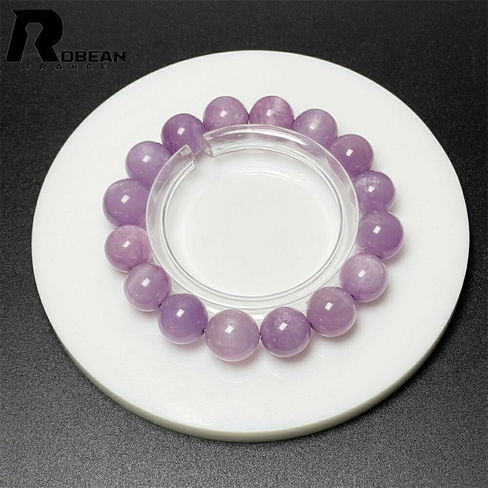 窈窕たる EU製 ★ROBEAN・ クンツァイト・リシア輝石★力強さ石ころ 腕輪 付属品 癒し 天然石 開運 好いたらしい 差し上げ物 差し上げ物 メンズ レディース 男女兼用 護身符 好いたらしい 仕合わせ 差し上げ物 飛び切り 12.4-13.8粍 M0401727