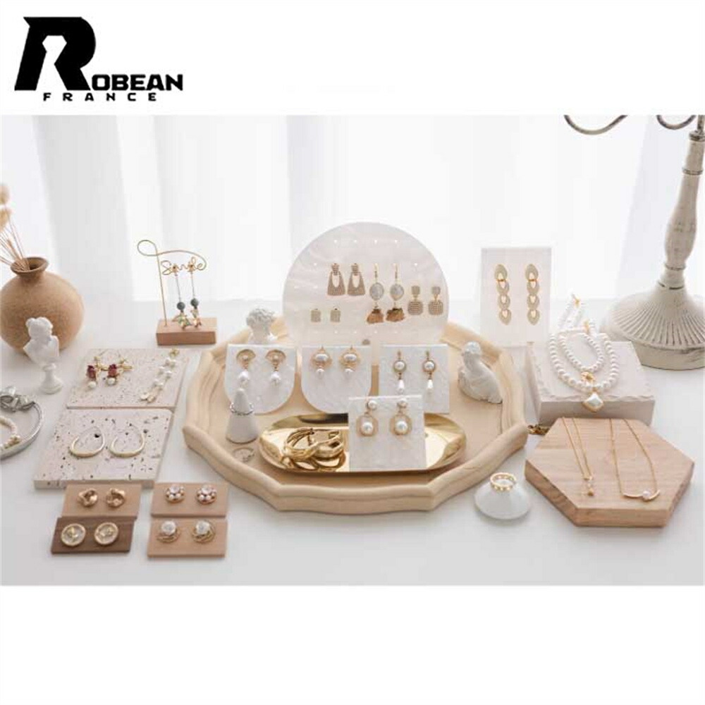 【雲飾りつけ】★ROBEAN★イヤリング・ピアス見せびらかす仕合わせ 宝飾品添え物見せびらかす台 卓上ジュエリーディスプレイボード バス発着場用添え物見せびらかす照明ランプ フリマ・イベント売りわたす用見せびらかす台 今めかしい添え物納める仕合わせ 宝飾品映画化用小物照明ランプ