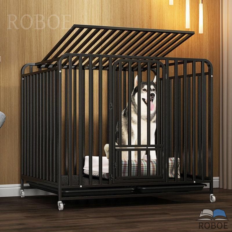 新品 愛玩動物伏せ篭 鉄製 犬檻 犬掘ったて小屋 伏せ篭 愛玩動物倶楽部 ドッグケージ 愛玩動物駒寄せ 大型 中型犬用 愛玩動物装置 ダブル部屋の入り口 キャス