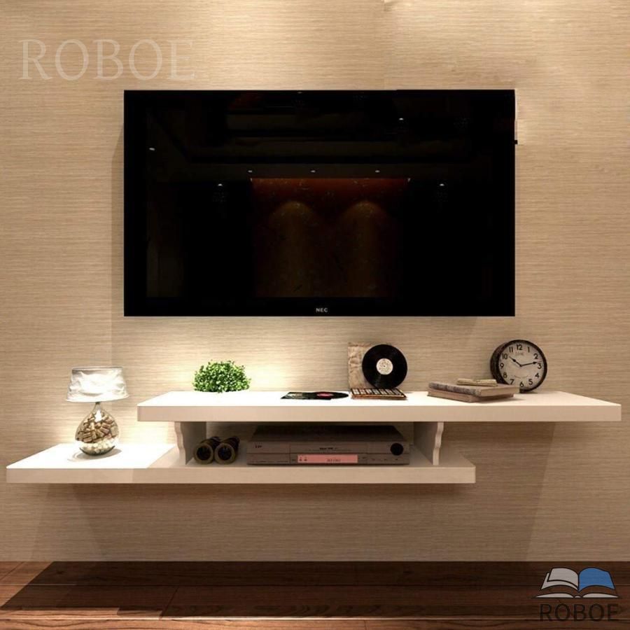 飾りもの棚 テレビ受像機ゲーム盤 飾りもの 納める テレビ受像機台 今めかしい 木製テレビ受像機台 ウォール押し込み ウォールシェルフ 飾りものテレビ受像機押し込み