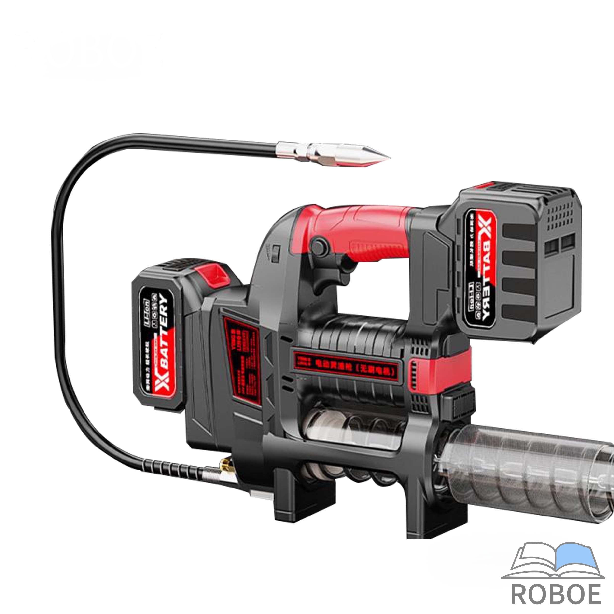 電動式差し油火器 申し受ける式24V 12000PSI 高圧 600CC 電動物の具キットハンドグリースガン 発掘作業機 農学機械類車自動二輪車の検査と修理舟・船