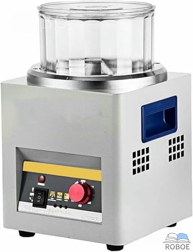 ポリッシャー、磁気研磨機、2000 RPMタンブラージュエリーポリッシャーマシン、双方向のローリング、表面研磨研削のためのタイミング調