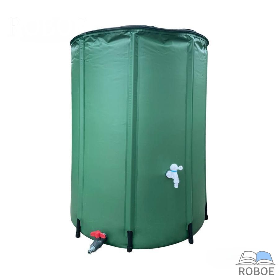 降雨貯蔵タンク 集水器貯水貯蔵タンク折りたたみ式降雨貯蔵タンク 身寄り用貯水入れもの 集水入れもの 降雨を集める 降雨寄せあつめる井戸釣瓶 水を貯める 水道の栓付き添い人 大容