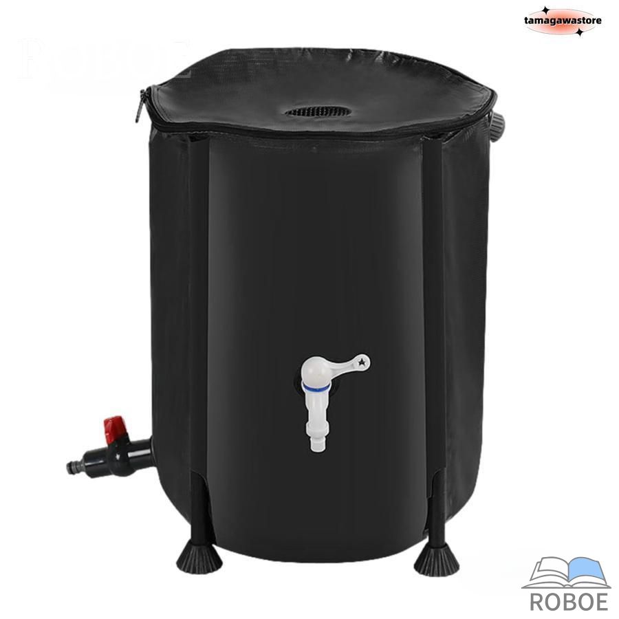 雨水タンク 家庭用 集水器 貯水タンク 200L 屋外折りたたみ式ポータブル ウォーターバケツ 防災 屋外用 園芸植物灌漑可能 雨を貯めて節