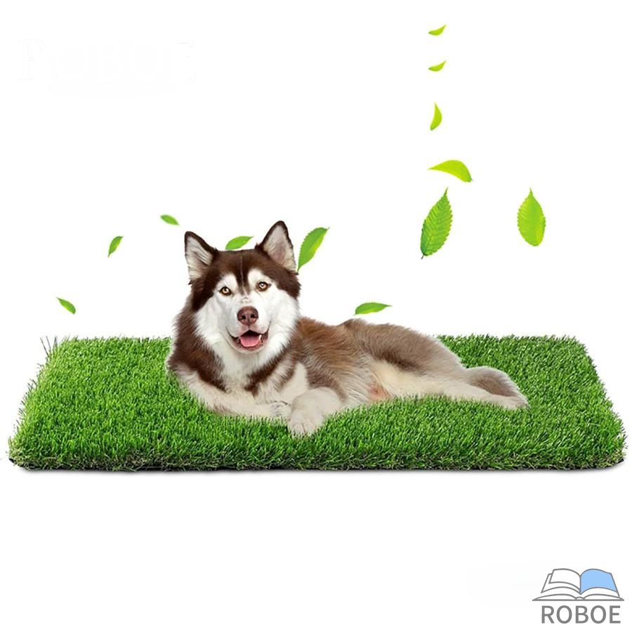芝地引っ敷き 室内、犬用人工芝、犬ころの室内用便器形づくる用特大まがい物芝立ち小便パッド、水抜き穴、人工芝 引っ敷き、洗って繰り返し当て嵌める