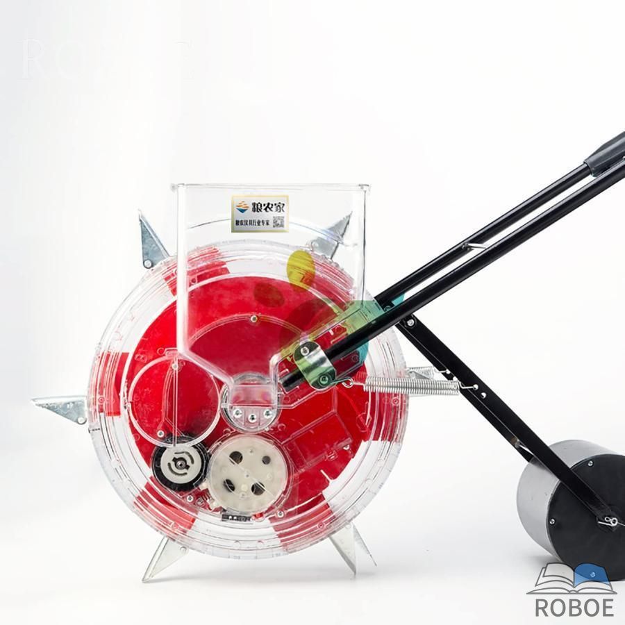 蒔き付ける機 手動蒔き付ける機 草片蒔き付ける機 手動うしろ押し 耐久性 防錆性 ステンレス鋼スチール写真製 手持ち部分付き添い人 合わせる能力のあるな草木あき場所 大豆南京豆