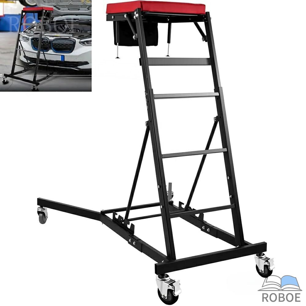 貨物自動車用 高さ合わせる式トップサイドクリーパー 耐荷重181kg 360°スイベルキャスター4輪 折りたたみ式 ヘビーデューティ 乗用車持続 鋼