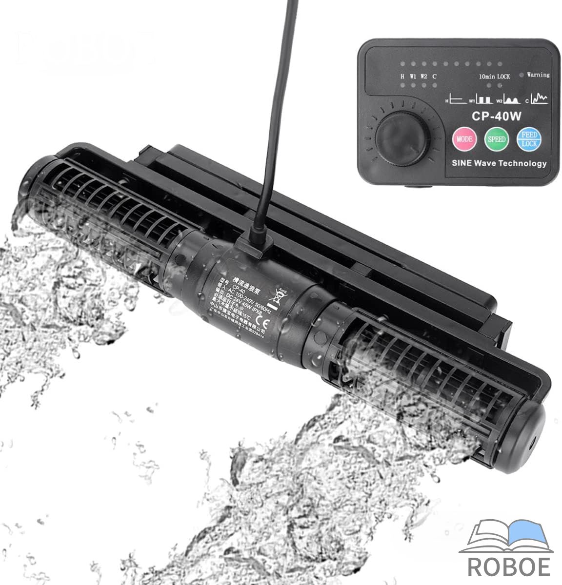 ウェーブポンプ 流れ揚水機15W/25W/45W/55W/65W槽に其れ相応 水を360度動かすフローポンプクロスフローポンプウェーブポンプサイレント回転運動