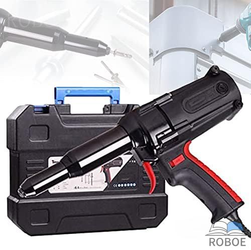 プロフェッショナルリベッターナットセッターキット、6.4mmヘビーデューティ電動リベットガン、220V/600W電動ブラインドリベッター電動