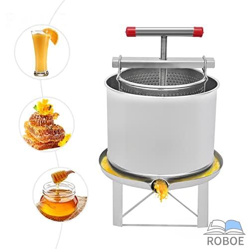 【2025新組みかえる】 蜂みつ締め付ける機 蜂みつ抽き出し機 蜜蝋抽き出し機 分け隔てる器 絞り器 蜜を絞り器 ステンレス鋼スチール写真製身寄り用手動機、ブドウ酒と清涼飲料水造営