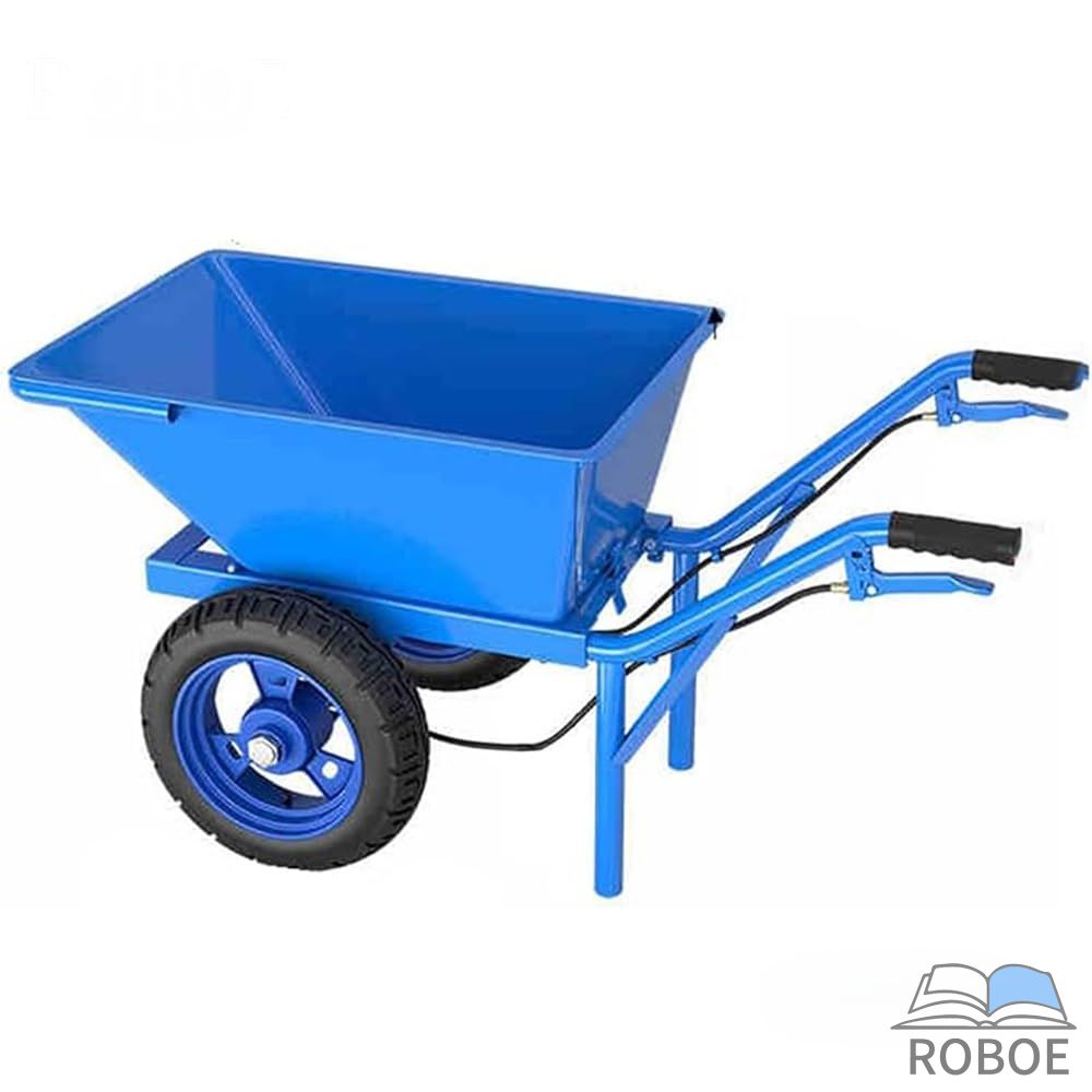 リヤカー 庭園リヤカー ダンプカート 深型 2輪 大静電容量120L スチール写真製 ダンプ車役立つこと付き添い人農学 生り物園 組み上げる一こま 持ってくる用 精神的な統合飾り気の無い 超