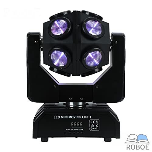 ステージライト 舞台照明 パーティーライト led RGBW 音声制御/自動/リモコン 多彩なエフェクト スムーズ 演出/結婚式/パーティー/カラ