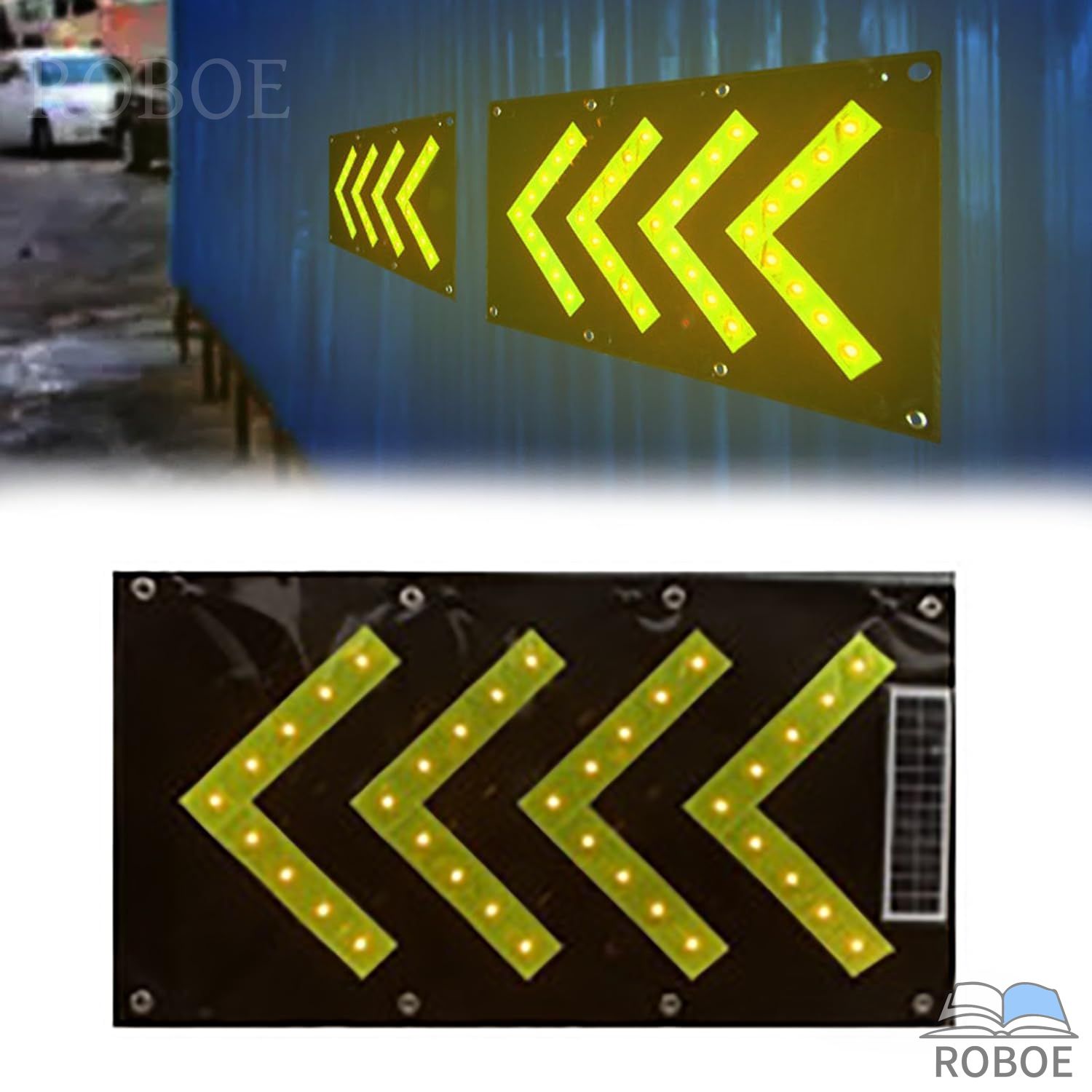 LED道路安全警告灯、46×84cm マグネット式交通誘導灯、36個の警告灯、建設現場、消防、救助、高速道路安全、法執行機関向け 8,178円