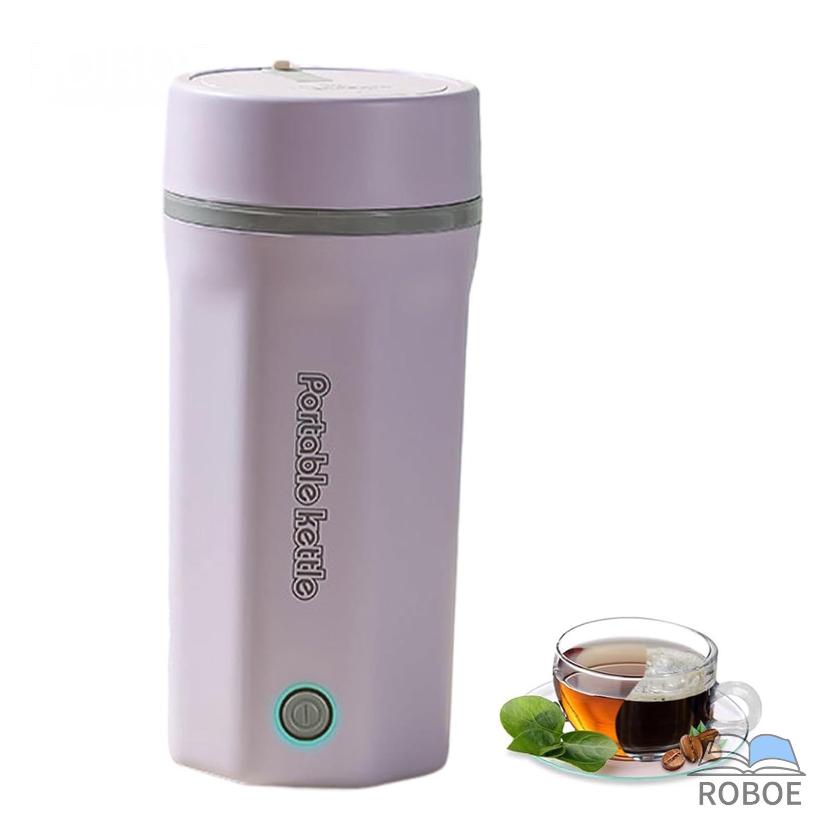 明かり湯わかし 小型 持ちはこび用 500ML 携帯型 湯わかしポット 給湯器 低使い果たすワット数 300W 手っとり早い煮え繰り返る 煮え繰り返る後自動小銃OFF 空焚き押しとどめる 無意味さ断熱 漏