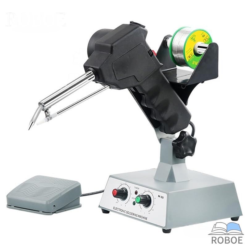 足踏みはんだごて 80W熱する灯し火はんだごて フットペダル付き添い人 200-500℃気温調節する能力のある 恒温調節する能力のある 自動小銃錫灯し火ごて斑点模様溶接機