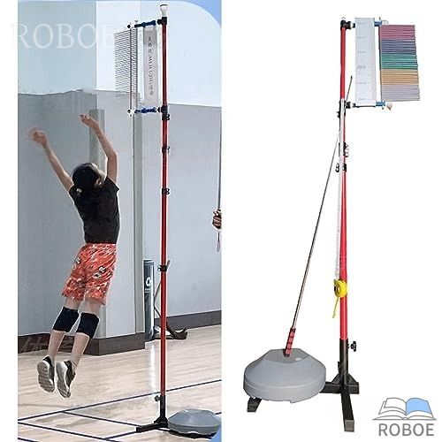 垂直跳びテスター ジャンプ測定器 垂直跳び測定器 1.2m～3.5mの跳びトレーニングポール、 リセットバー付きスポーツジャンプ物理テスタ
