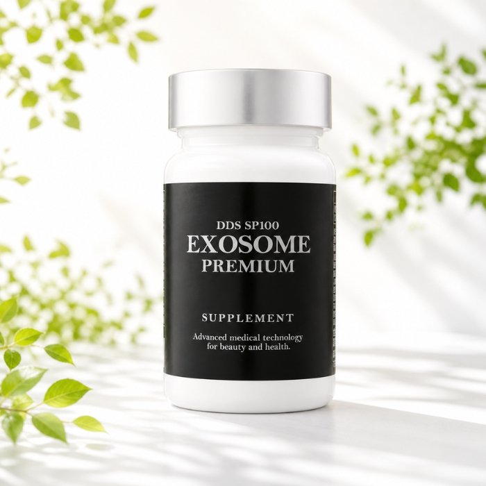 DDS SP100 EXOSOME PREMIUM POWER サプリメント 320mg&times;60粒 頭皮健康サプリ ナツシロギク（パルテノライド）含有 頭皮 毛髪が気になる方に｜roborof