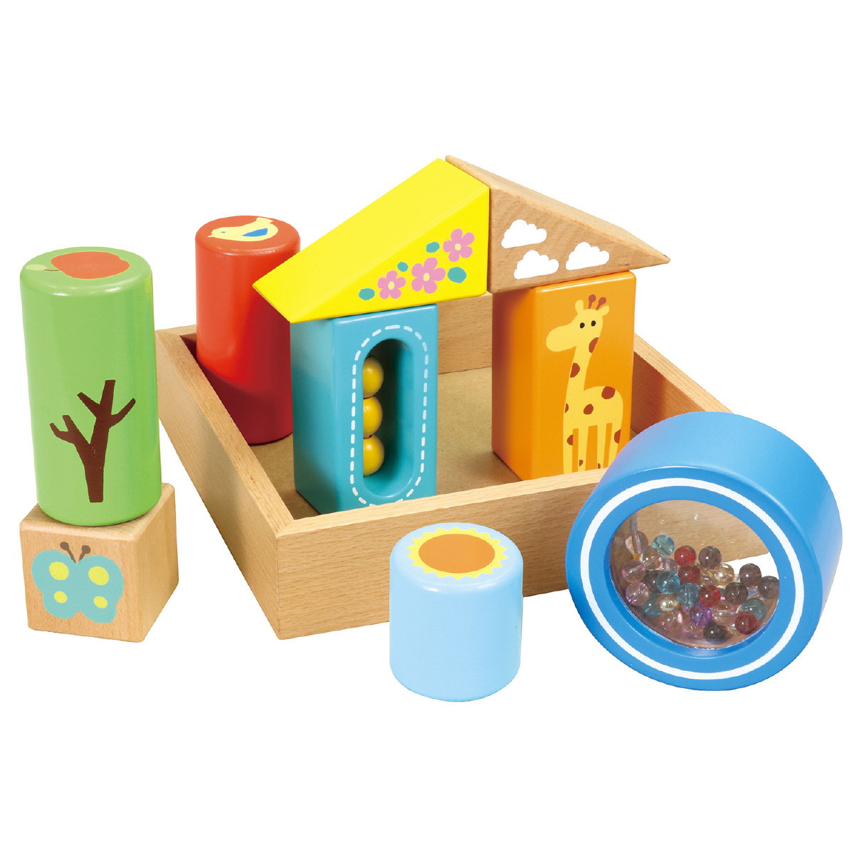 カラフル木製知育玩具セット 楽天市場】木製カラフルキッチン ままごとセット 木製 玩具 木の