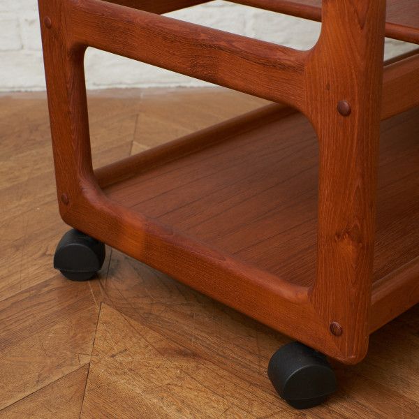 Izf デンマーク 製 ティートロリー チーク 北欧 ヴィンテージ 引き出し キャスター 木製 収納棚 キッチン ワゴン サイドテーブル Butlerchimneys Com