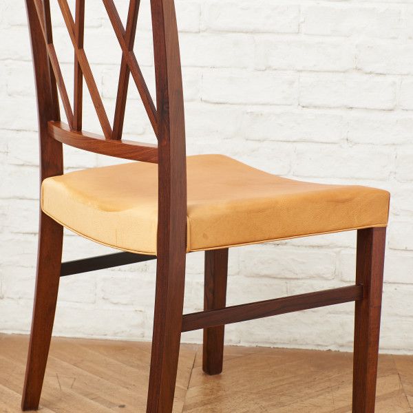 IZ62012F☆2脚セット デンマーク Ole Wanscher ヴァンシャー 椅子 木製