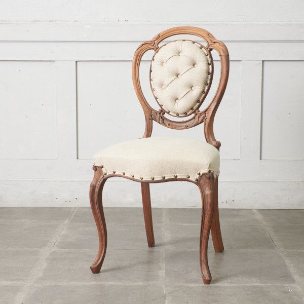 花柄木製椅子　1脚　カンティーニュ 楽天市場】定価16万 松永工房 カンティーニュ ダイニングチェア E-02