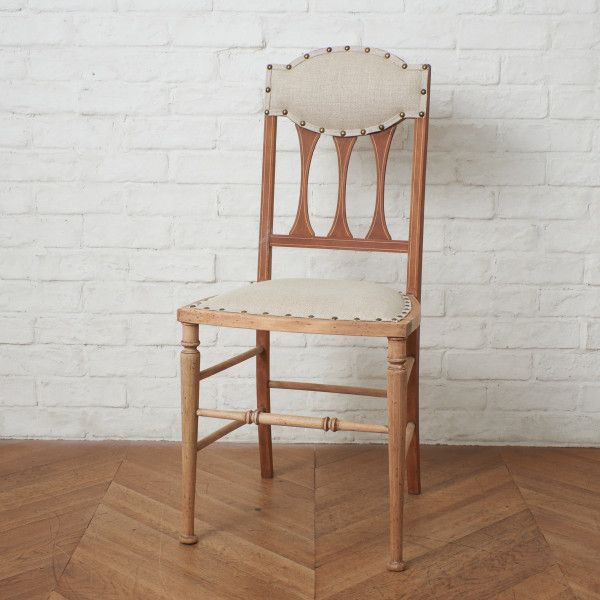 フランスアンティーク椅子 楽天市場】フランス アンティーク ダイニングチェア 本革 鋲打ち