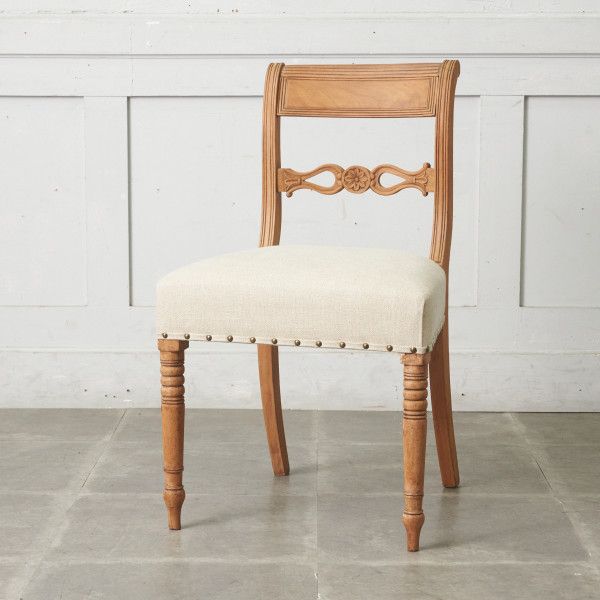 楽天市場】フランス アンティーク ダイニングチェア 本革 鋲打ち