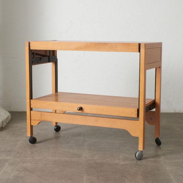 楽天市場】英国 ヴィンテージ キャスター ワゴン 折りたたみ トロリー