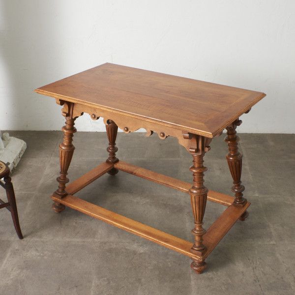 楽天市場】中国 アンティーク 木彫刻 コンソール テーブル 飾り棚