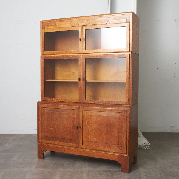 SECTIONAL BOOKCASE アンティーク キャビネット ガラスケース 本棚