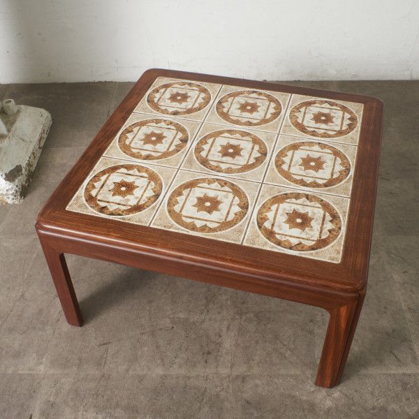 楽天市場】イギリス ヴィンテージ タイルトップ コーヒーテーブル