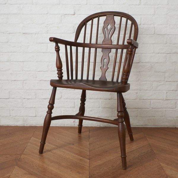 楽天市場】英国 アンティーク スモーカーズボウ ウィンザーチェア 古木