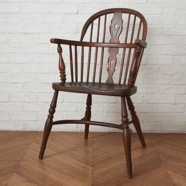 楽天市場】英国 アンティーク スモーカーズボウ ウィンザーチェア 古木