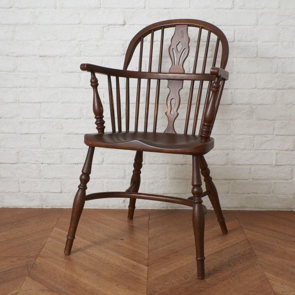 楽天市場】英国 アンティーク ウィンザーチェア アームチェア 無垢材