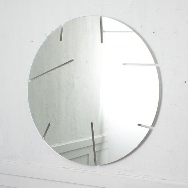 楽天市場】ポラダ ENIGMA ウォールミラー 木製 チェリー 壁掛け