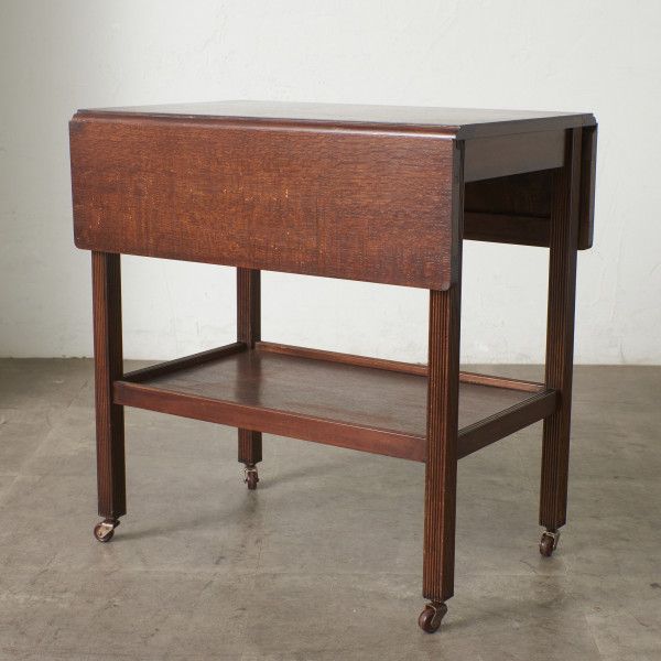 イギリス アンティーク家具 ティー トローリー 1930年頃 749A 英国アンティーク家具 | バタフライワゴンティートローリー