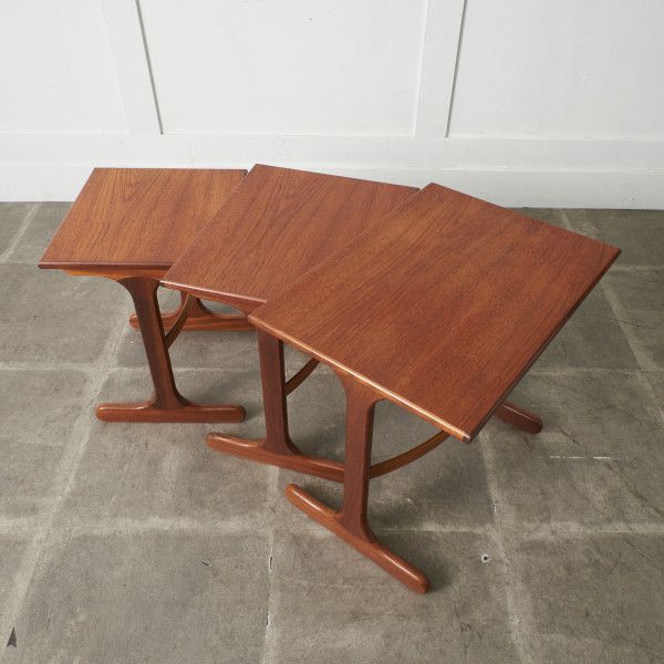 楽天市場】G-PLAN Quadrille ネストテーブル ヴィンテージ チーク 英国