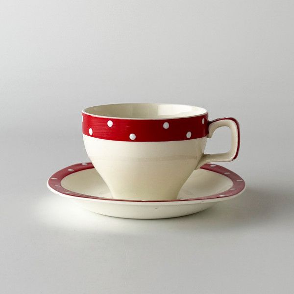イマン★エミリー★レッド ティーポット★カフェボール★カップ＆ソーサー 陶器製 img60842396.jpg