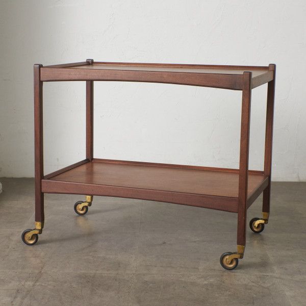 楽天市場】英国 ヴィンテージ キャスター ワゴン 折りたたみ トロリー