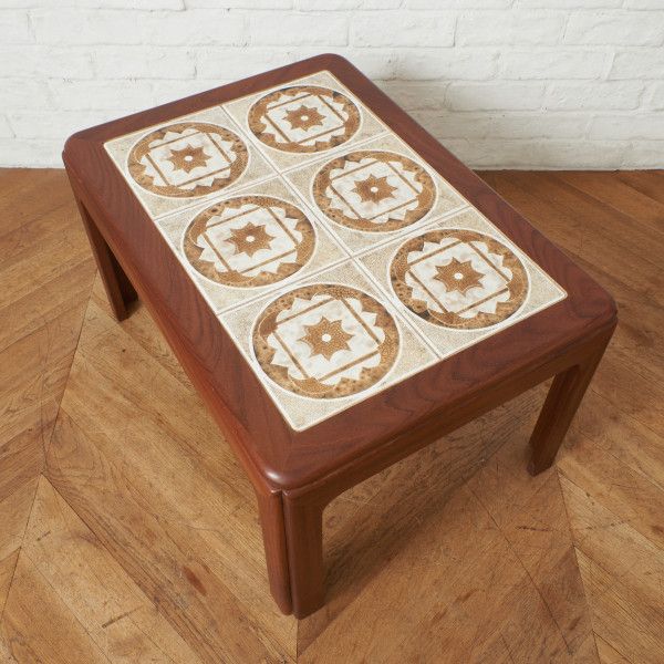 楽天市場】イギリス ヴィンテージ タイルトップ コーヒーテーブル