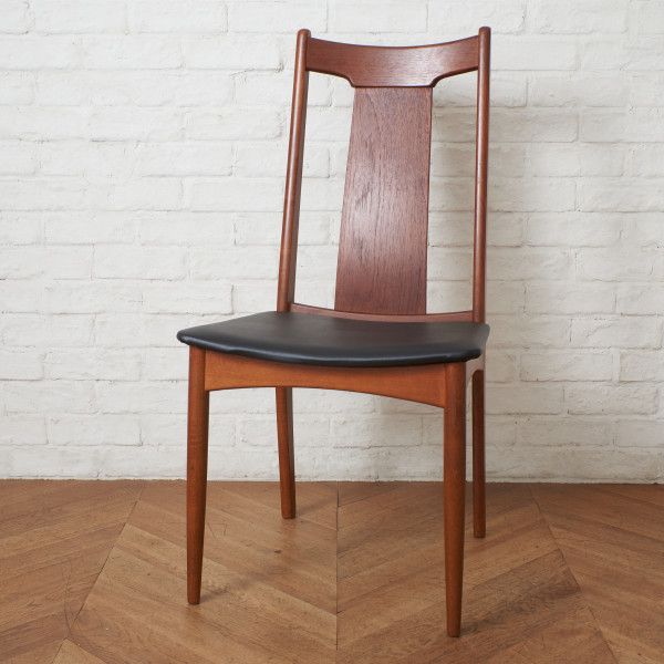 美品☆北欧ヴィンテージ／チーク材ダイニングチェア／張り替え済② 楽天市場】張替済 チーク 北欧 スタイル ヴィンテージ ダイニング