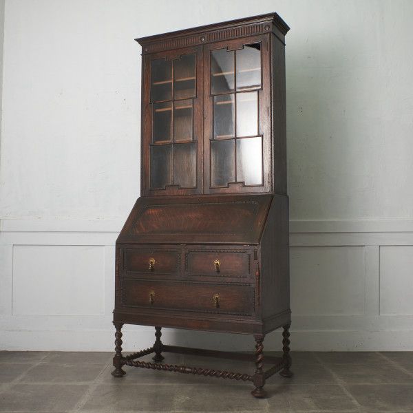 楽天市場】輸入家具 アンティーク ブックビューロー アンティーク