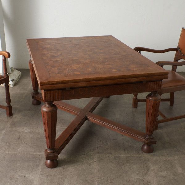 楽天市場】英国 アンティーク ドローリーフテーブル 伸長式 木彫刻