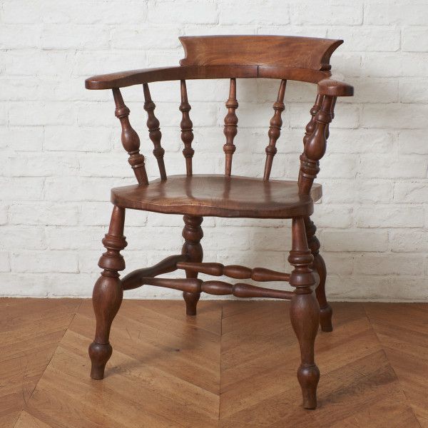 93904☆レア ERCOL カウホーン スモーカーズ チェア アームチェア